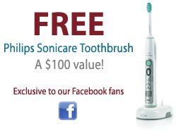Free Philips Sonicare toothbrush